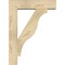 Ekena Millwork Funston Block Rough Sawn Bracket w/ Offset Brace, Douglas Fir, 6"W x 22"D x 30"H BKT0604X22X30FST05RDF - alternate 4
